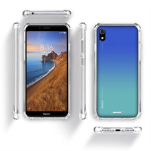 Ladda upp bild till gallerivisning, Moozy Shock Proof Silicone Case for Xiaomi Redmi 7A - Transparent Crystal Clear Phone Case Soft TPU Cover