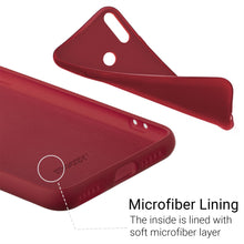 Ladda upp bild till gallerivisning, Moozy Lifestyle. Designed for Huawei Y6 2019 Case, Vintage Pink - Liquid Silicone Cover with Matte Finish and Soft Microfiber Lining