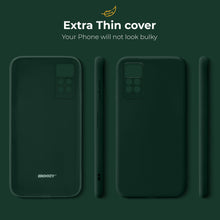 Ladda upp bild till gallerivisning, Moozy Minimalist Series Silicone Case for Xiaomi Redmi Note 11 Pro 5G and 4G, Midnight Green - Matte Finish Lightweight Mobile Phone Case Slim Soft Protective TPU Cover with Matte Surface