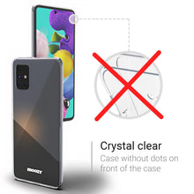 Carica l'immagine nel visualizzatore di Gallery, Moozy 360 Degree Case for Samsung A51 - Full body Front and Back Slim Clear Transparent TPU Silicone Gel Cover