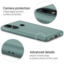 Carica l'immagine nel visualizzatore di Gallery, Moozy Minimalist Series Silicone Case for Huawei P Smart Z and Honor 9X, Blue Grey - Matte Finish Slim Soft TPU Cover