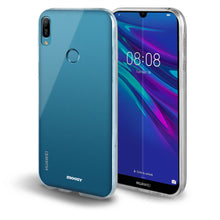 Lade das Bild in den Galerie-Viewer, Moozy 360 Degree Case for Huawei Y6 2019 - Transparent Full body Slim Cover - Hard PC Back and Soft TPU Silicone Front