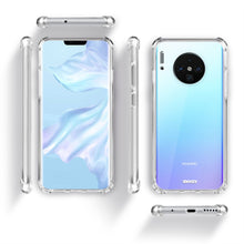 Ladda upp bild till gallerivisning, Moozy Shock Proof Silicone Case for Huawei Mate 30 Pro - Transparent Crystal Clear Phone Case Soft TPU Cover
