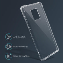 Cargar imagen en el visor de la galería, Moozy Shock Proof Silicone Case for Xiaomi Redmi Note 9S and Xiaomi Redmi Note 9 Pro - Transparent Crystal Clear Phone Case Soft TPU Cover
