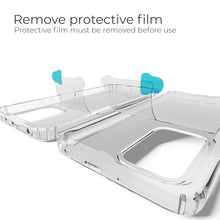 Ladda upp bild till gallerivisning, Moozy Xframe Shockproof Case for Xiaomi Redmi Note 10 Pro and Note 10 Pro Max - Transparent Rim Case, Double Colour Clear Hybrid Cover