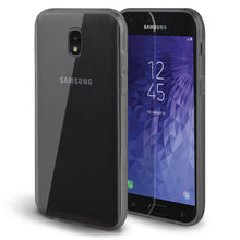 Ladda upp bild till gallerivisning, Moozy 360 Degree Case for Samsung J7 2018 - Transparent Full body Slim Cover - Hard PC Back and Soft TPU Silicone Front