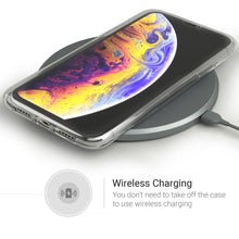 Carica l'immagine nel visualizzatore di Gallery, Moozy 360 Degree Case for iPhone X, iPhone XS - Full body Front and Back Slim Clear Transparent TPU Silicone Gel Cover