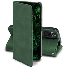 Cargar imagen en el visor de la galería, Moozy Marble Green Flip Case for Xiaomi Redmi Note 10 Pro, Redmi Note 10 Pro Max - Flip Cover Magnetic Flip Folio Retro Wallet Case