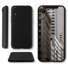 Cargar imagen en el visor de la galería, Moozy Lifestyle. Designed for iPhone XR Case, Black - Liquid Silicone Cover with Matte Finish and Soft Microfiber Lining