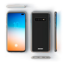Carica l'immagine nel visualizzatore di Gallery, Moozy 360 Degree Case for Samsung S10 Plus - Full body Front and Back Slim Clear Transparent TPU Silicone Gel Cover