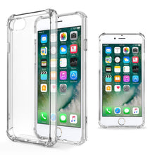 Charger l'image dans la galerie, Moozy Shock Proof Silicone Case for iPhone SE, iPhone 5s - Transparent Crystal Clear Phone Case Soft TPU Cover