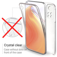 Carica l'immagine nel visualizzatore di Gallery, Moozy 360 Degree Case for Xiaomi Mi 10T 5G and Mi 10T Pro 5G - Transparent Full body Slim Cover - Hard PC Back and Soft TPU Silicone Front
