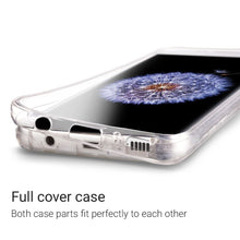 Ladda upp bild till gallerivisning, Moozy 360 Degree Case for Samsung S9 - Full body Front and Back Slim Clear Transparent TPU Silicone Gel Cover