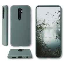 Load image into Gallery viewer, Moozy Minimalist Series Silicone Case for Oppo Reno2 Z, Blue Grey - Matte Finish Slim Soft TPU Cover