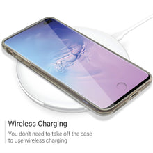 Carica l'immagine nel visualizzatore di Gallery, Moozy 360 Degree Case for Samsung S10 Plus - Transparent Full body Slim Cover - Hard PC Back and Soft TPU Silicone Front