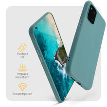 Load image into Gallery viewer, Moozy Minimalist Series Silicone Case for Oppo Find X3 Pro, Blue Grey - Matte Finish Lightweight Mobile Phone Case Slim Soft Protective TPU Cover with Matte Surface