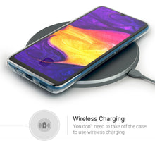 Carica l'immagine nel visualizzatore di Gallery, Moozy 360 Degree Case for Samsung A50 - Full body Front and Back Slim Clear Transparent TPU Silicone Gel Cover