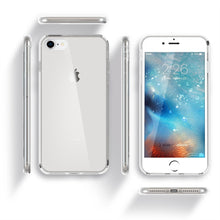 Carica l'immagine nel visualizzatore di Gallery, Moozy 360 Degree Case for iPhone SE, iPhone 5S - Full body Front and Back Slim Clear Transparent TPU Silicone Gel Cover