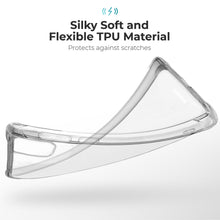 Carica l'immagine nel visualizzatore di Gallery, Moozy Shockproof Silicone Case for Xiaomi Redmi Note 10 Pro and Note 10 Pro Max - Transparent Case with Shock Absorbing 3D Corners Crystal Clear