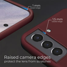 Load image into Gallery viewer, Moozy Lifestyle. Designed for Samsung S21 5G, Samsung S21 Case, Vintage Pink - Liquid Silicone Cover with Matte Finish and Soft Microfiber Lining