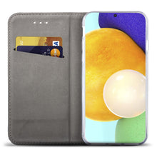 Cargar imagen en el visor de la galería, Moozy Case Flip Cover for Samsung A52, Samsung A52 5G, Gold - Smart Magnetic Flip Case Flip Folio Wallet Case