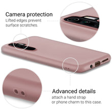 Load image into Gallery viewer, Moozy Minimalist Series Silicone Case for Xiaomi Mi Note 10 Lite, Rose Beige - Matte Finish Slim Soft TPU Cover