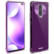 Load image into Gallery viewer, Moozy Shock Proof Silicone Case for Xiaomi Redmi K30 - Transparent Crystal Clear Phone Case Soft TPU Cover