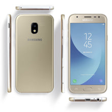 Load image into Gallery viewer, Moozy 360 Degree Case for Samsung J3 2017 - Full body Front and Back Slim Clear Transparent TPU Silicone Gel Cover