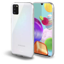 Carica l'immagine nel visualizzatore di Gallery, Moozy 360 Degree Case for Samsung A41 - Transparent Full body Slim Cover - Hard PC Back and Soft TPU Silicone Front