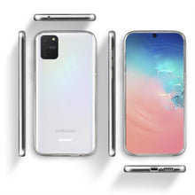 Carica l'immagine nel visualizzatore di Gallery, Moozy 360 Degree Case for Samsung S10 Lite - Transparent Full body Slim Cover - Hard PC Back and Soft TPU Silicone Front