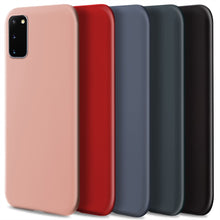 Load image into Gallery viewer, Moozy Lifestyle. Designed for Samsung S20 FE Case, Black - Liquid Silicone Cover with Matte Finish and Soft Microfiber Lining