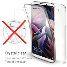 Ladda upp bild till gallerivisning, Moozy 360 Degree Case for Huawei Mate 10 Pro - Transparent Full body Slim Cover - Hard PC Back and Soft TPU Silicone Front