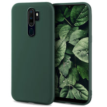 Load image into Gallery viewer, Moozy Minimalist Series Silicone Case for Oppo A9 2020, Midnight Green - Matte Finish Slim Soft TPU Cover
