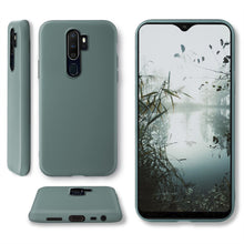 Load image into Gallery viewer, Moozy Minimalist Series Silicone Case for Oppo A9 2020, Blue Grey - Matte Finish Slim Soft TPU Cover