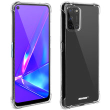 Load image into Gallery viewer, Moozy Shock Proof Silicone Case for Oppo A72, Oppo A52 and Oppo A92 - Transparent Crystal Clear Phone Case Soft TPU Cover