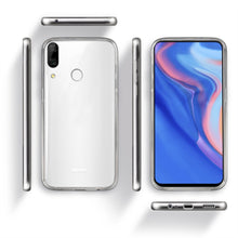 Lade das Bild in den Galerie-Viewer, Moozy 360 Degree Case for Huawei P Smart Z - Transparent Full body Slim Cover - Hard PC Back and Soft TPU Silicone Front