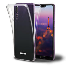 Ladda upp bild till gallerivisning, Moozy 360 Degree Case for Huawei P20 Pro - Full body Front and Back Slim Clear Transparent TPU Silicone Gel Cover