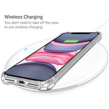 Załaduj obraz do przeglądarki galerii, Moozy Shock Proof Silicone Case for iPhone 11 - Transparent Crystal Clear Phone Case Soft TPU Cover