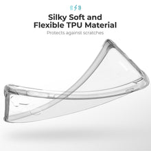 Ladda upp bild till gallerivisning, Moozy Shock Proof Silicone Case for Samsung A11 - Transparent Crystal Clear Phone Case Soft TPU Cover