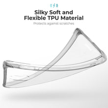 Ladda upp bild till gallerivisning, Moozy Shock Proof Silicone Case for Xiaomi Redmi 8 - Transparent Crystal Clear Phone Case Soft TPU Cover