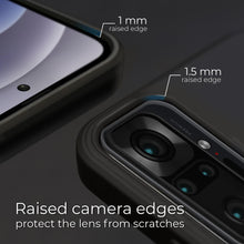 Lade das Bild in den Galerie-Viewer, Moozy Lifestyle. Silicone Case for Xiaomi Redmi Note 10 Pro, Redmi Note 10 Pro Max, Black - Liquid Silicone Lightweight Cover with Matte Finish