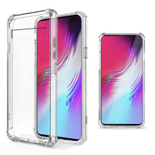 Ladda upp bild till gallerivisning, Moozy Shock Proof Silicone Case for Samsung S10 - Transparent Crystal Clear Phone Case Soft TPU Cover