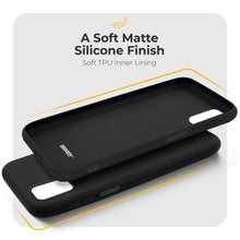 Ladda upp bild till gallerivisning, Moozy Minimalist Series Silicone Case for Xiaomi Redmi Note 11 Pro 5G and 4G, Black - Matte Finish Lightweight Mobile Phone Case Slim Soft Protective TPU Cover with Matte Surface