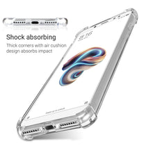 Ladda upp bild till gallerivisning, Moozy Shock Proof Silicone Case for Xiaomi Redmi 5 Plus - Transparent Crystal Clear Phone Case Soft TPU Cover
