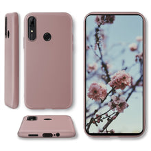 Ladda upp bild till gallerivisning, Moozy Minimalist Series Silicone Case for Huawei P Smart Z and Honor 9X, Rose Beige - Matte Finish Slim Soft TPU Cover