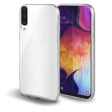Carica l'immagine nel visualizzatore di Gallery, Moozy 360 Degree Case for Samsung A50 - Transparent Full body Slim Cover - Hard PC Back and Soft TPU Silicone Front