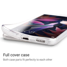 Ladda upp bild till gallerivisning, Moozy 360 Degree Case for Huawei Mate 10 Pro - Transparent Full body Slim Cover - Hard PC Back and Soft TPU Silicone Front
