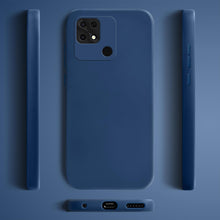 Load image into Gallery viewer, Moozy Lifestyle. Silicone Case for Xiaomi Redmi 10C, Midnight Blue - Liquid Silicone Lightweight Cover with Matte Finish and Soft Microfiber Lining, Premium Silicone Case
