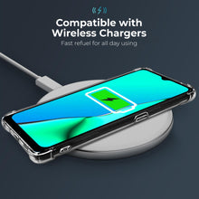 Load image into Gallery viewer, Moozy Shock Proof Silicone Case for Oppo A9 2020 - Transparent Crystal Clear Phone Case Soft TPU Cover