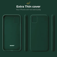 Load image into Gallery viewer, Moozy Minimalist Series Silicone Case for Oppo Find X3 Pro, Midnight Green - Matte Finish Lightweight Mobile Phone Case Slim Soft Protective TPU Cover with Matte Surface